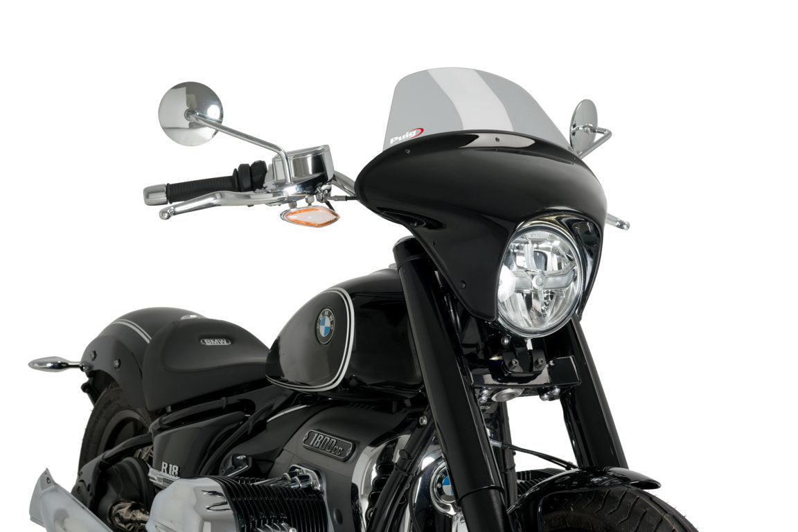 Puig Batwing SML Touring Screen | Light Smoke | BMW R 18 2020>Current - Pyramid Motorcycle Accessories