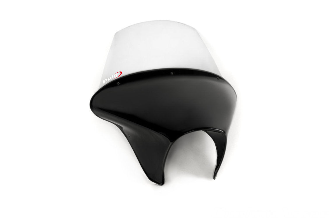 Puig Batwing SML Touring Screen | Matte Black/Clear | Honda CMX 1100 Rebel 2021>Current - Shop name