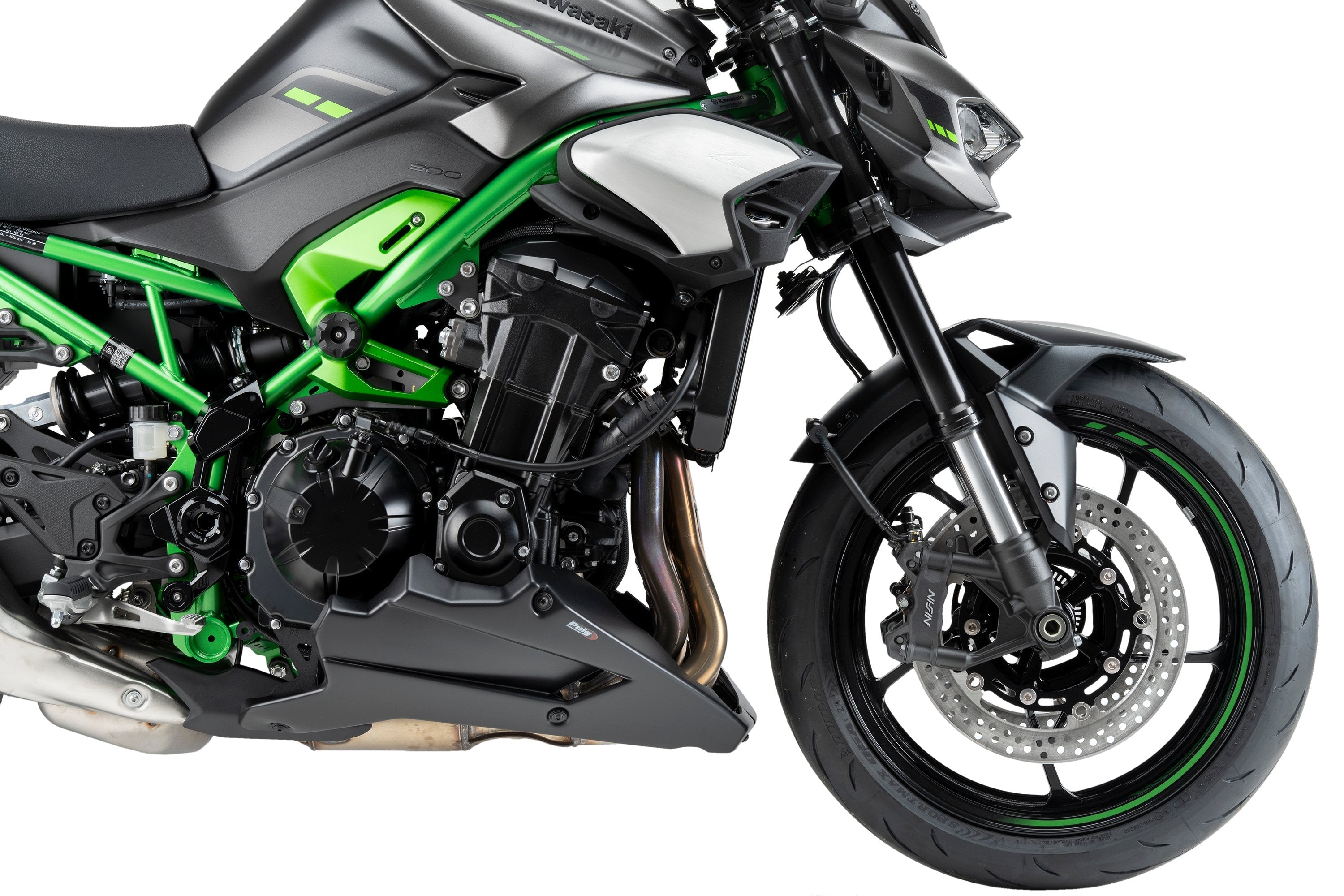 Puig Belly Pan | Matte Black | Kawasaki Z 900/SE - Shop name