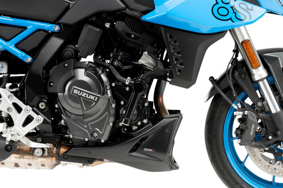 Puig Belly Pan | Matte Black | Suzuki GSX-8S 2023>Current - Shop name