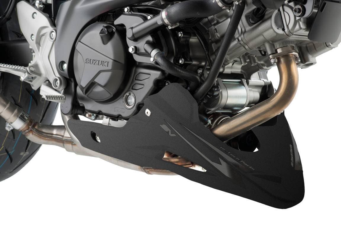 Puig Belly Pan | Matte Black | Suzuki SV650 1999>2008 - Shop name