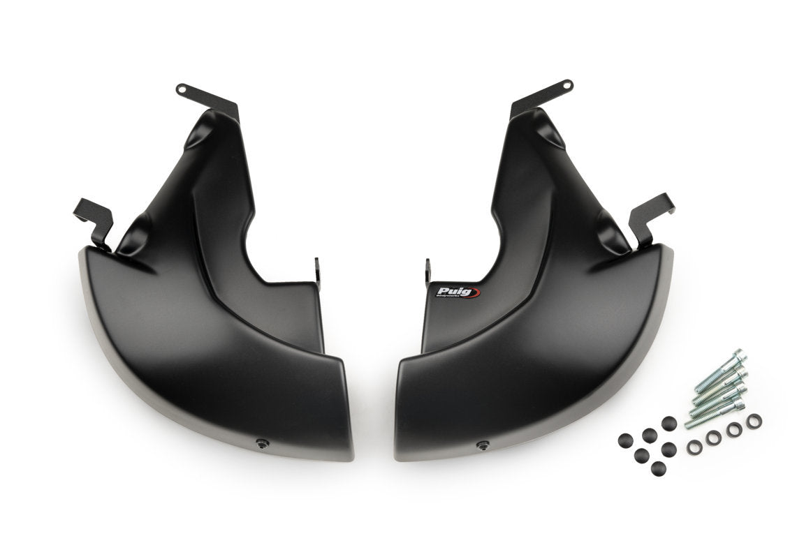 Puig Brake Ducts | Black | Yamaha YZF-R1 2015>Current - Shop name