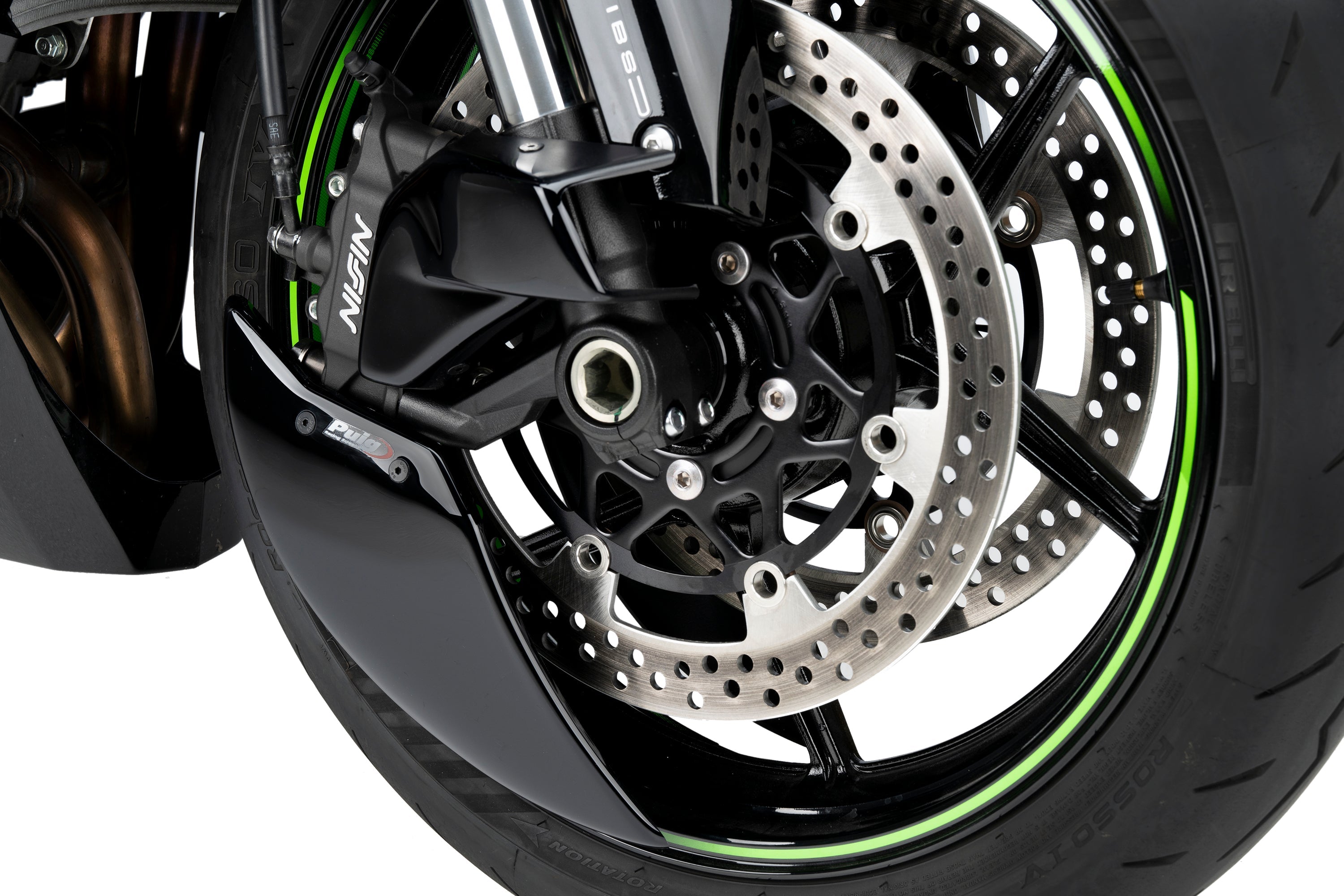 Puig Brake Ducts | Gloss Black | Kawasaki ZX-6R Ninja 2024>Current - Shop name