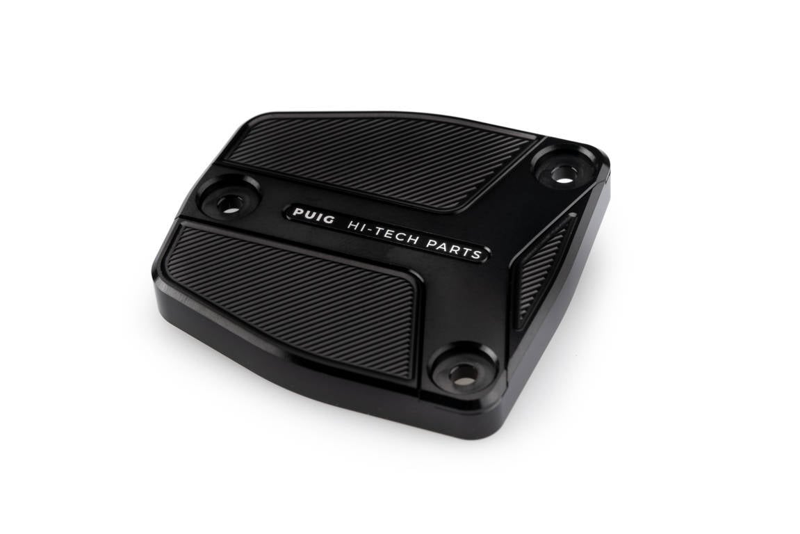 Puig Brake Fluid Reservoir Cover | Black | Harley Davidson Sportster S (RH1250S) 2021>2023 - Shop name