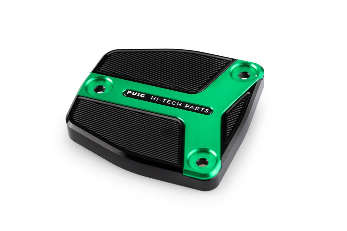 Puig Brake Fluid Reservoir Cover | Green | Harley Davidson Sportster S (RH1250S) 2021>2023 - Shop name