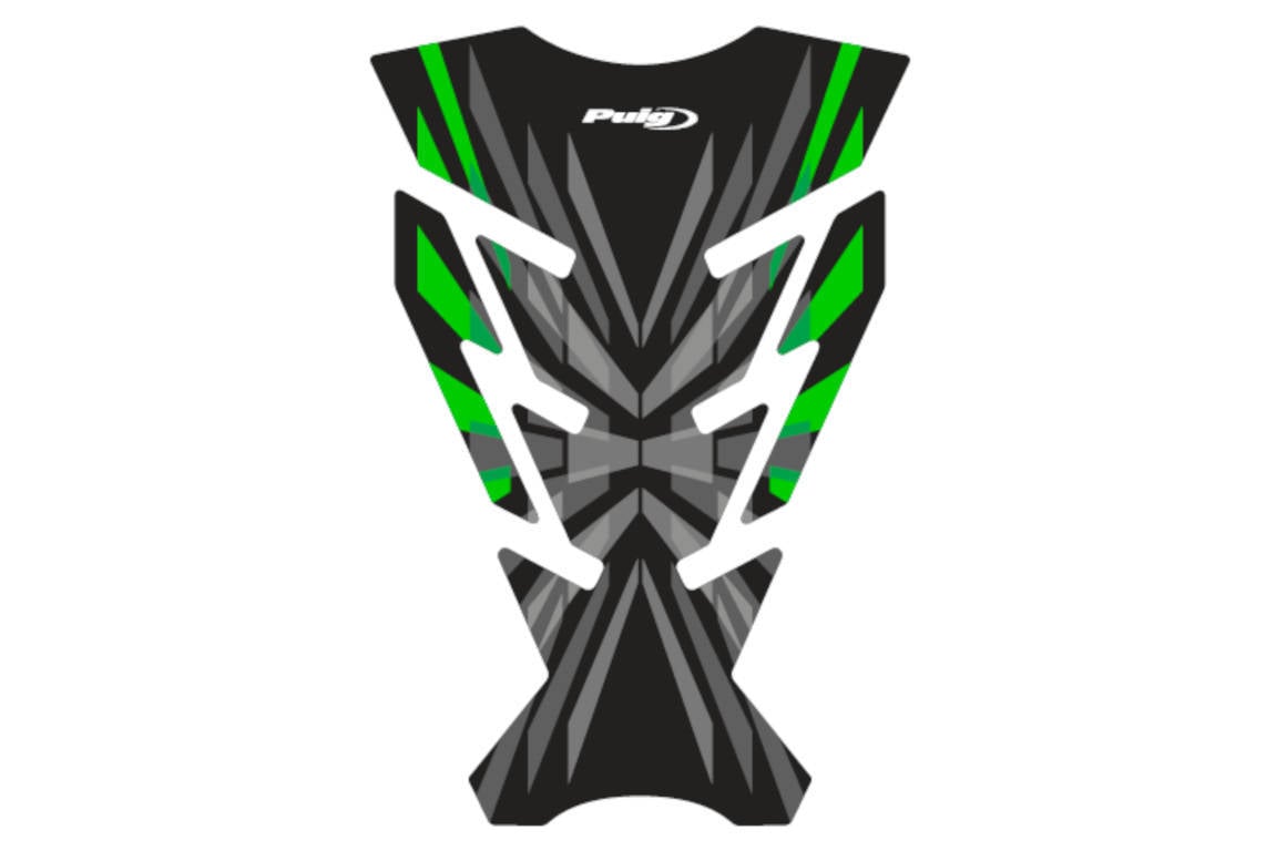 Puig Challenge Tank Protector | Green - Shop name