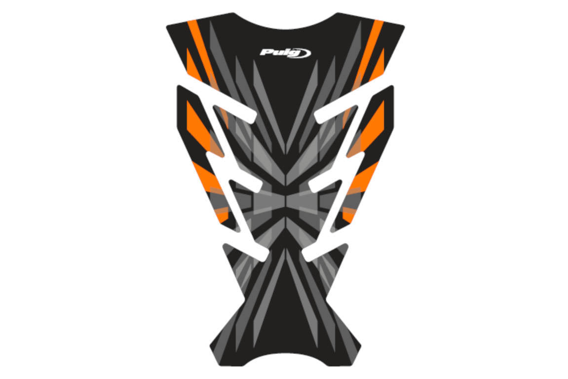 Puig Challenge Tank Protector | Orange - Shop name