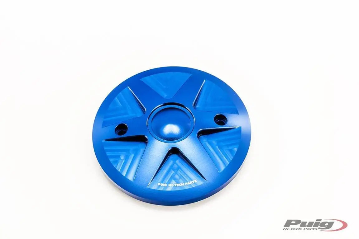 Puig Clutch Case Cover | Blue | Yamaha TMAX 530 2012>2016 - Shop name