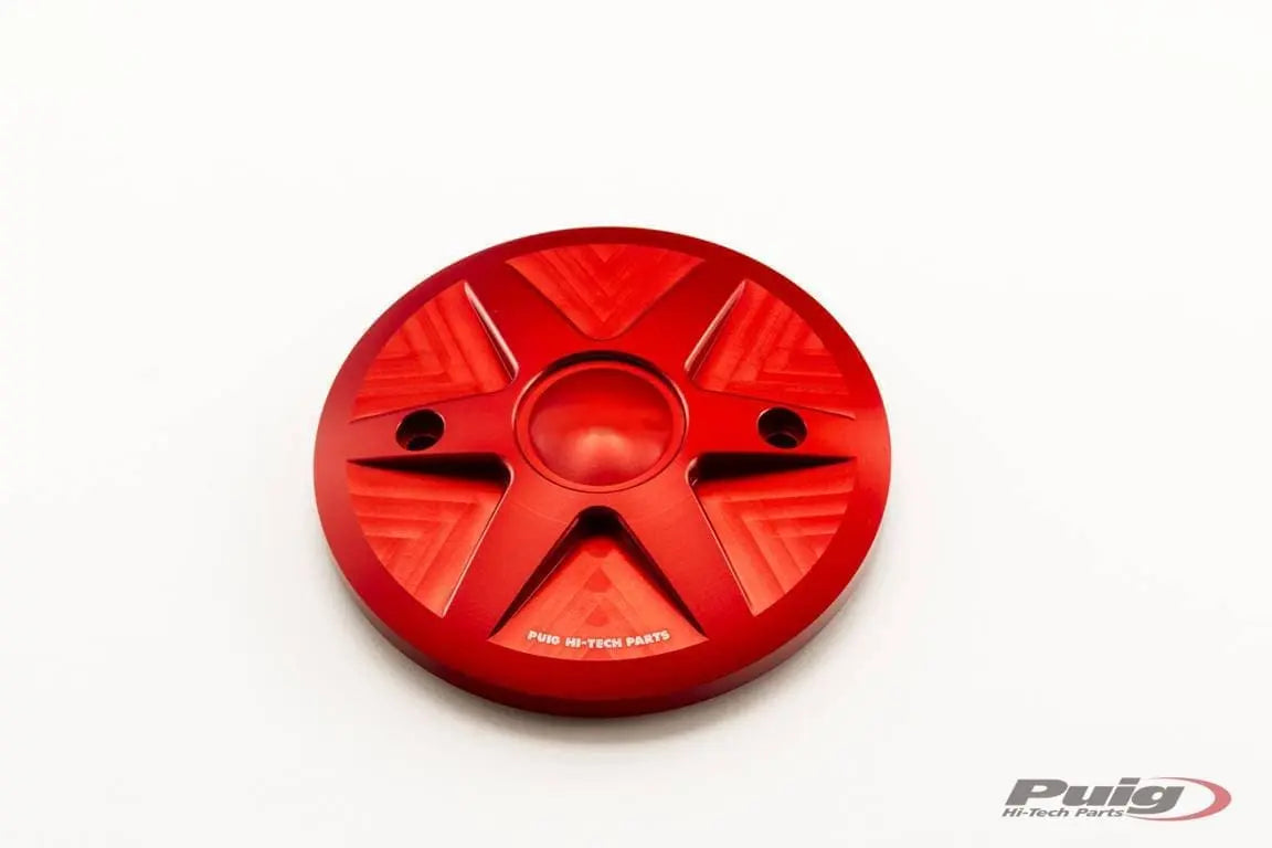 Puig Clutch Case Cover | Red | Yamaha TMAX 530 2012>2016 - Shop name