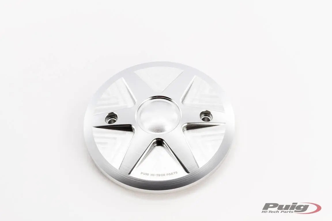 Puig Clutch Case Cover | Silver | Yamaha TMAX 530 2012>2016 - Shop name