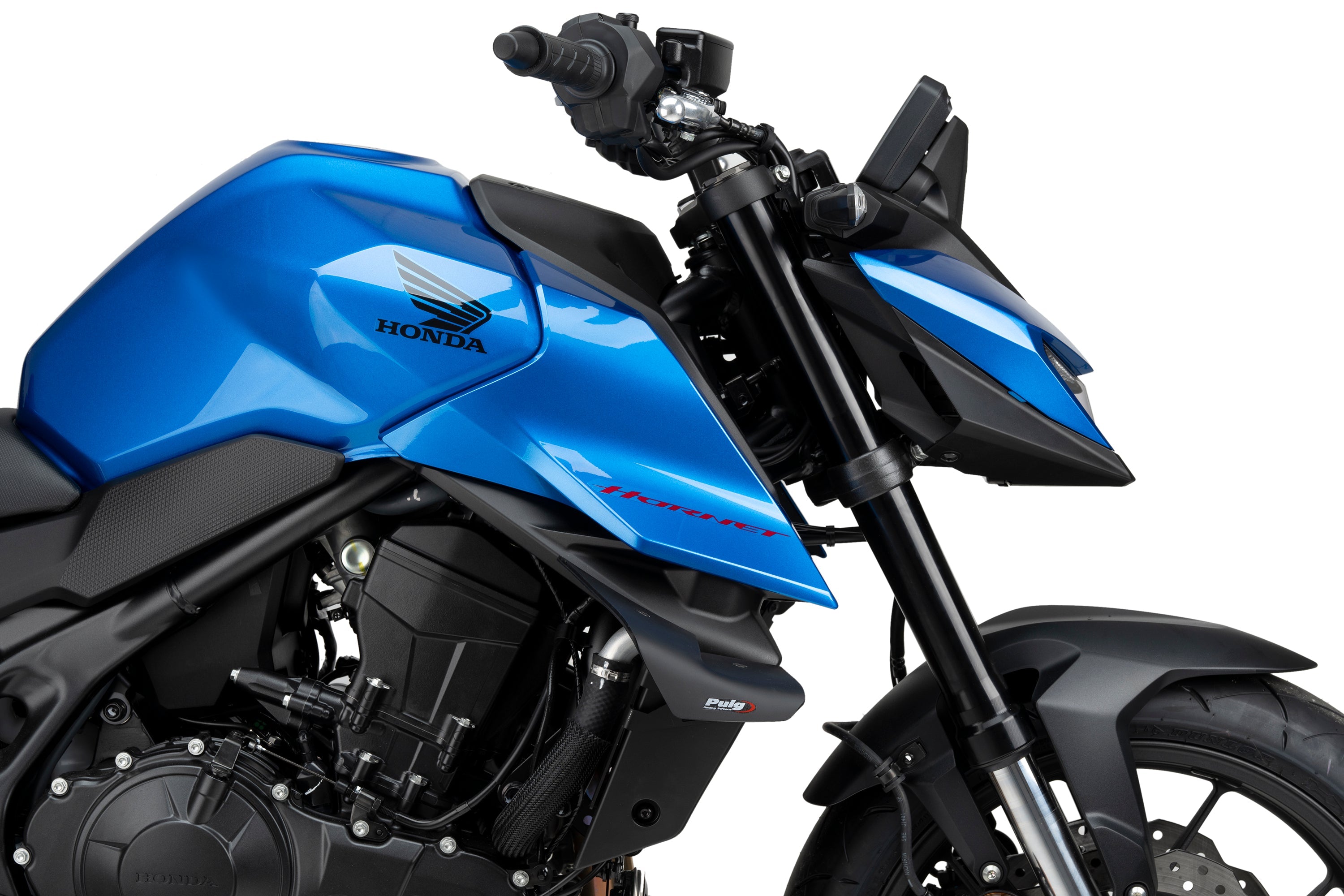 Puig D12 Side Downforce Wings | Matte Black | Honda CB750 Hornet 2025>Current - Shop name