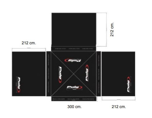Puig Event Tent 3m x 3m | Black - Shop name