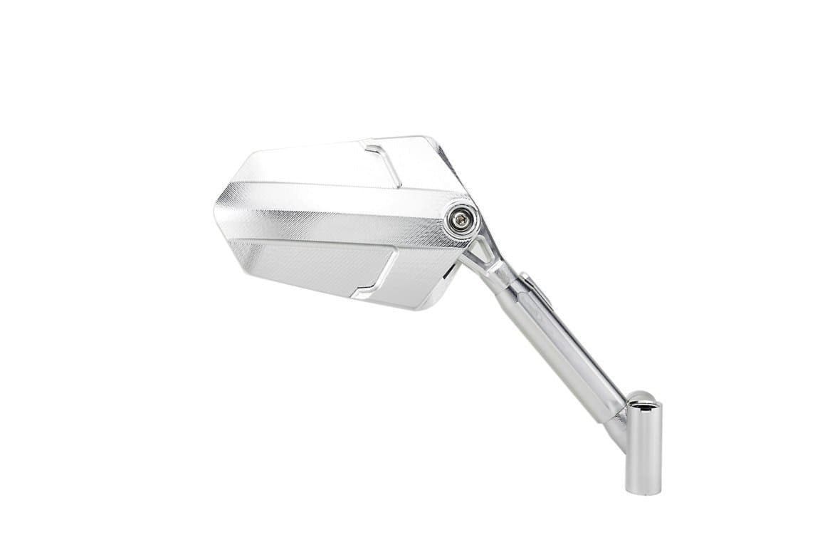 Puig Explorer Mirror Right - M10 Fitment | Aluminium/Aluminium - Shop name