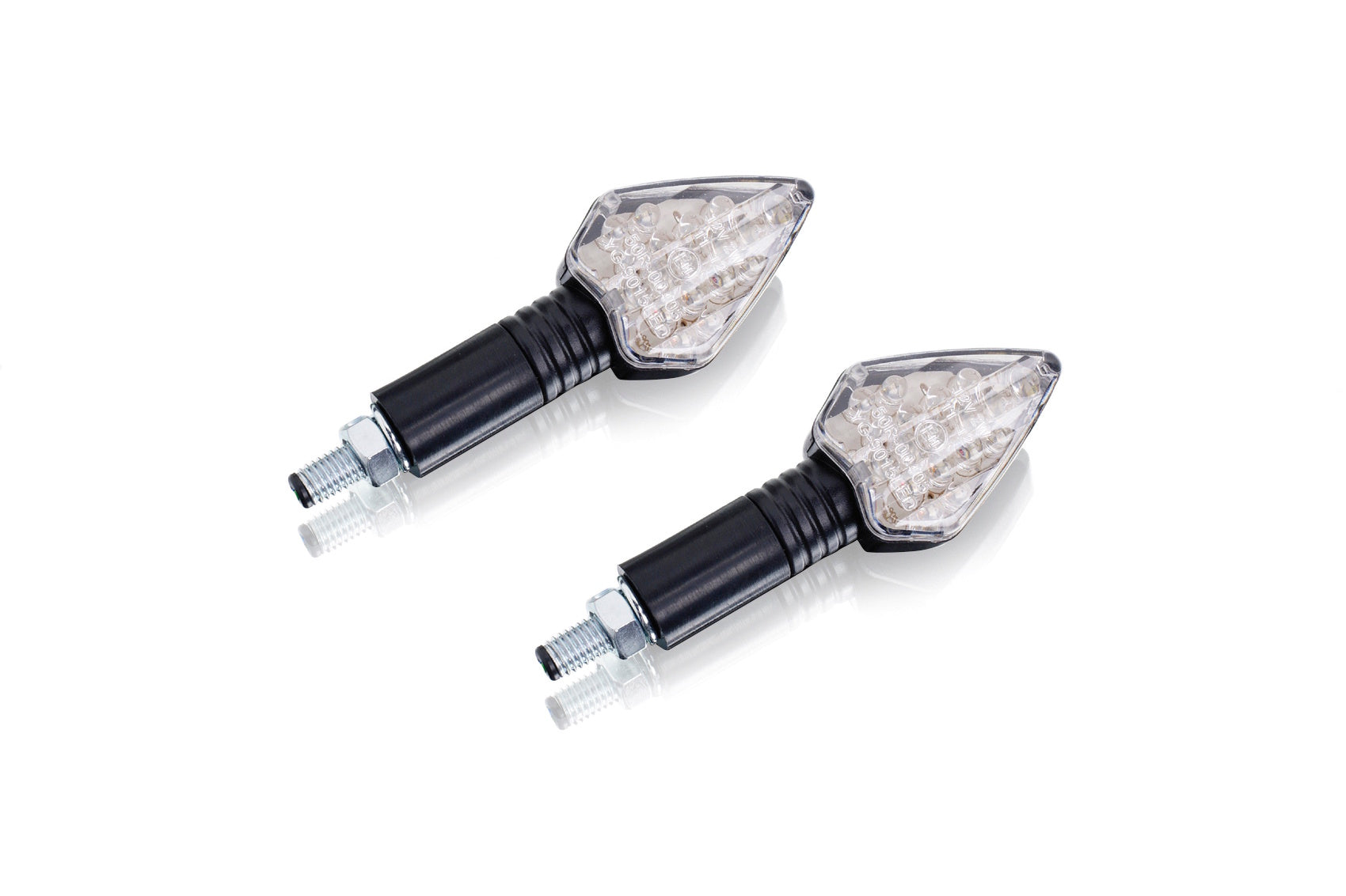 Puig Flecha Long LED Indicators | Black - Shop name