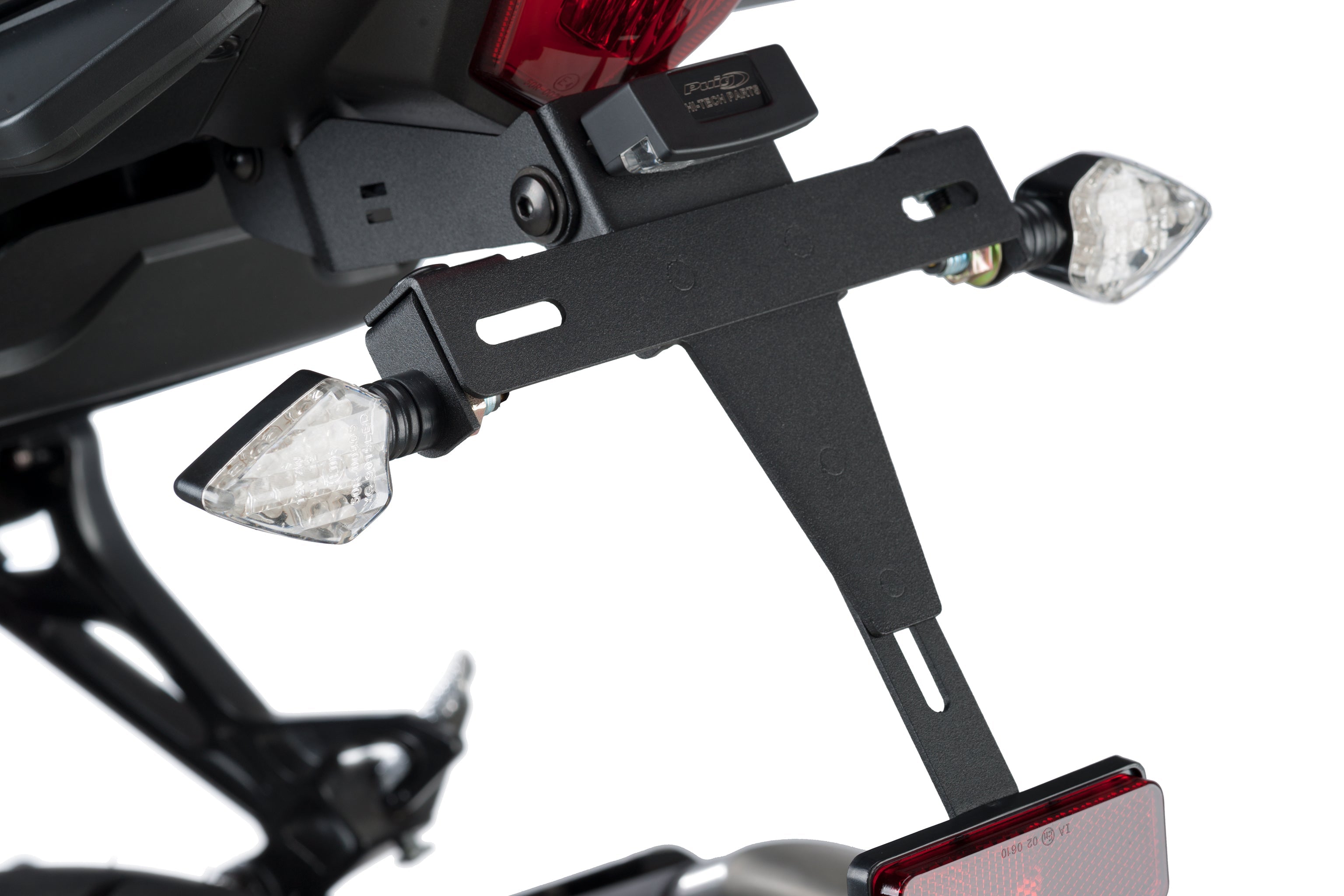 Puig Flecha Short LED Indicators | Black - Shop name