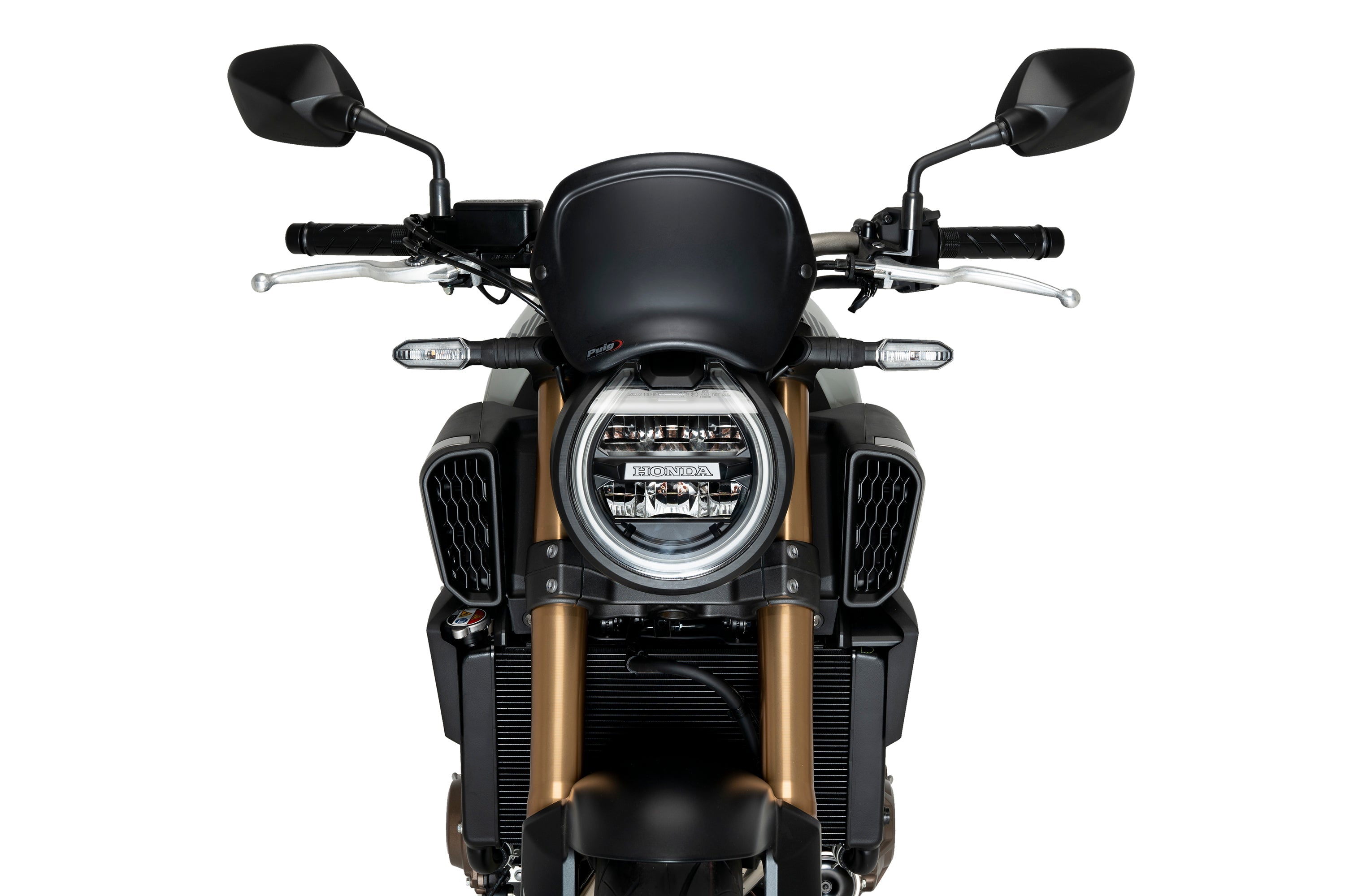 Puig Fly Screen (ABS) | Matte Black | Honda CB650R 2024>Current - Shop name