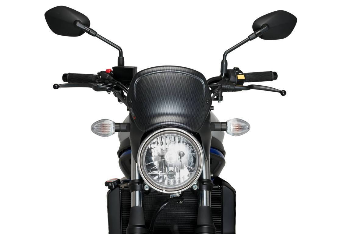 Puig Fly Screen | Matte Black | Moto Guzzi V7 Stone 850 2021>Current - Shop name