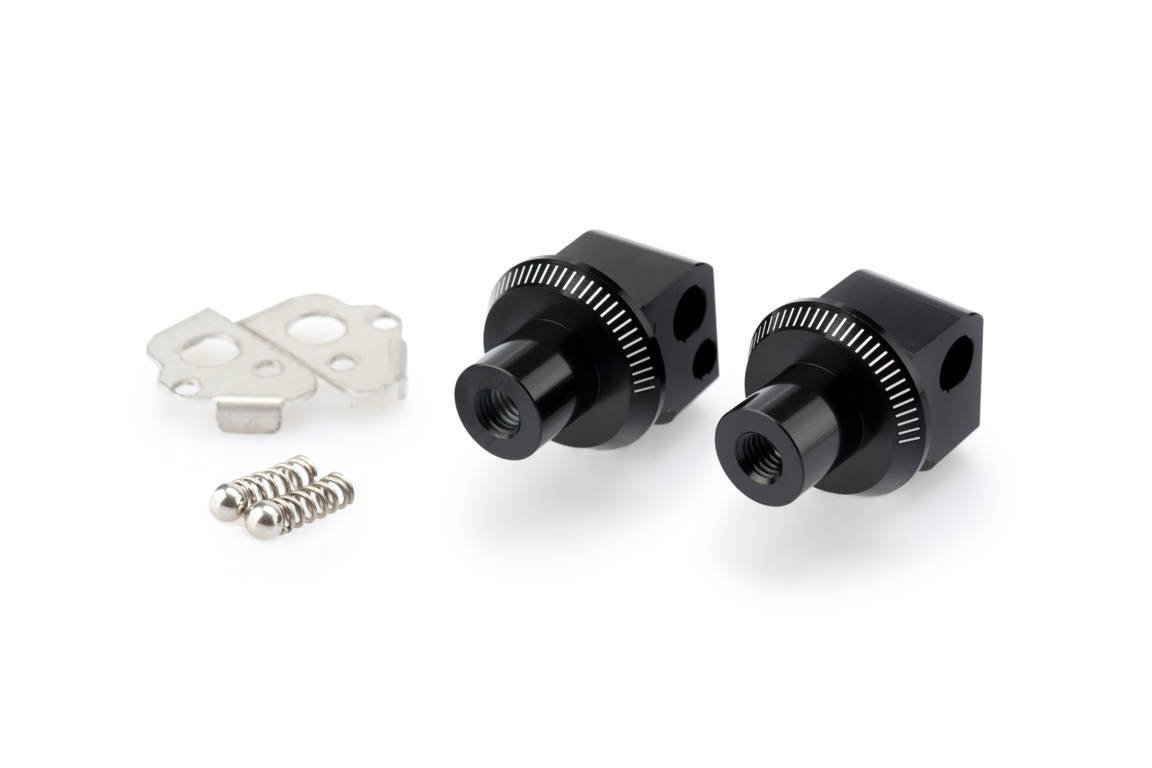 Puig Footpeg Adaptors Passenger | Black | BMW G 650 GS 2011>2016 - Shop name