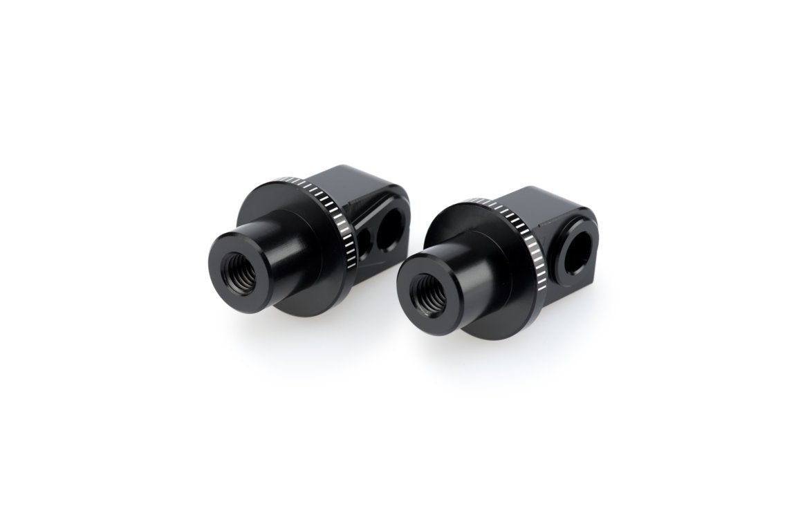 Puig Footpeg Adaptors Passenger | Black | Suzuki V-Strom 250 2017>Current - Shop name