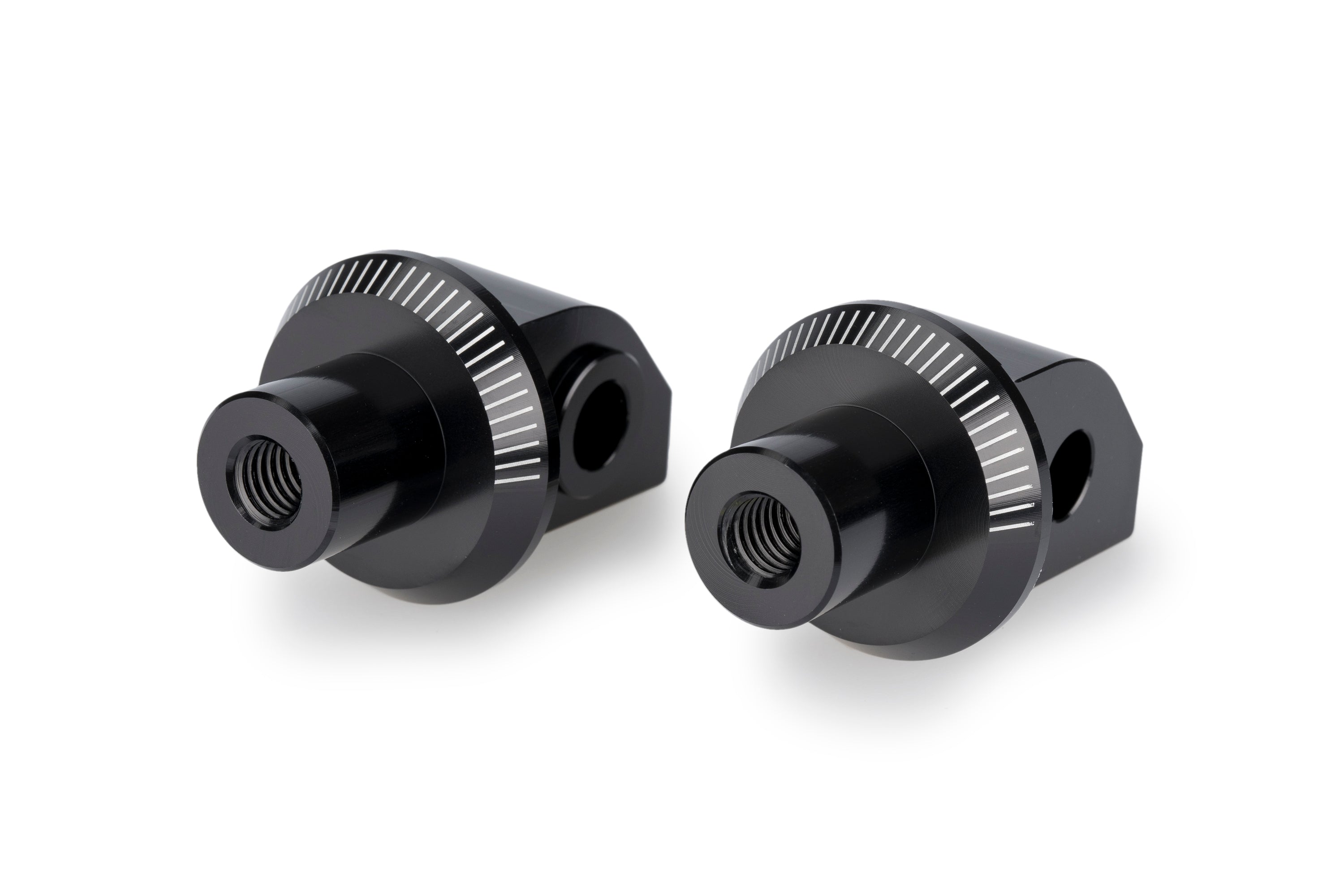 Puig Footpeg Adaptors Passenger | Black | Triumph Scrambler/Speed 400 2024>Current - Shop name