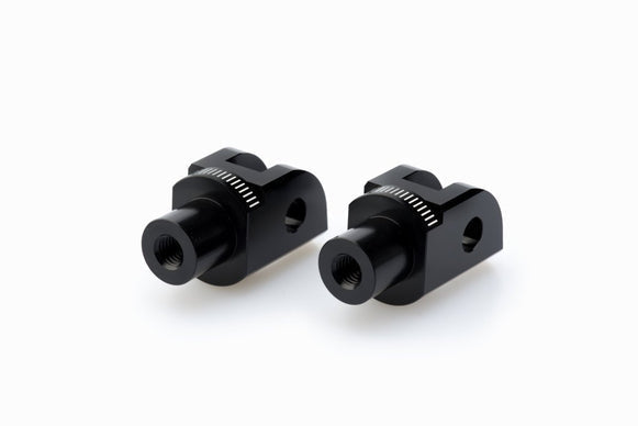 Puig Footpeg Adaptors Passenger | Black | Yamaha Tracer 9 GT/GT+ 2021>Current - Shop name