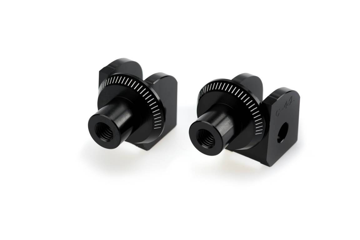 Puig Footpeg Adaptors Rider | Black | BMW R nineT Urban G/S 2017>2024 - Shop name