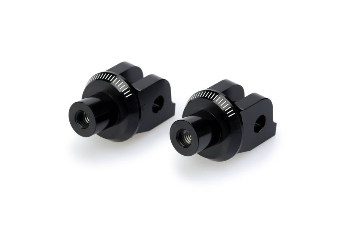 Puig Footpeg Adaptors Rider | Black | Benelli Leoncino 500 2016>Current - Shop name