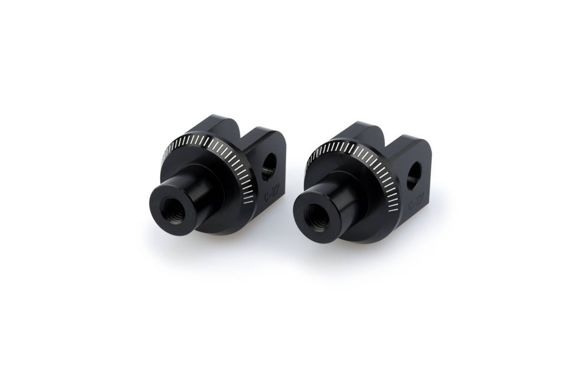 Puig Footpeg Adaptors Rider | Black | Honda CB 500 Hornet 2024>Current - Shop name
