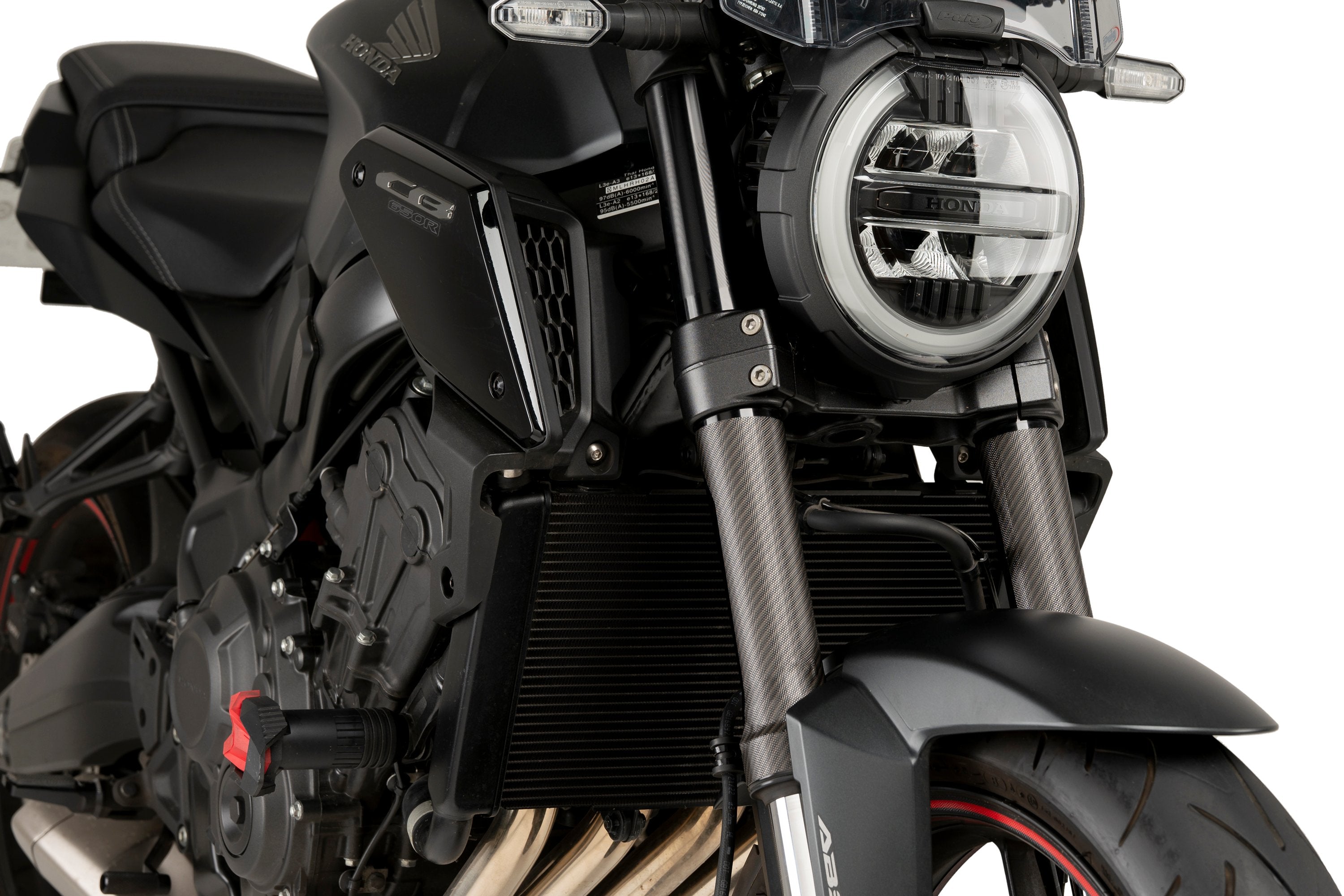 Puig Fork Protector Kit - Universal | Carbon Look - Shop name