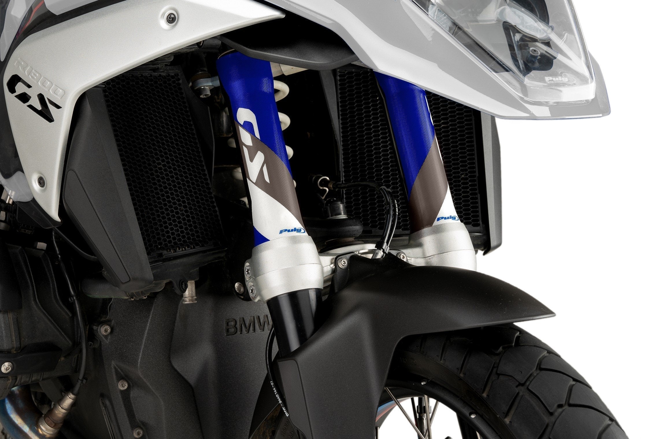 Puig Fork Protector Kit | White | BMW R 1300 GS 2023>Current - Shop name