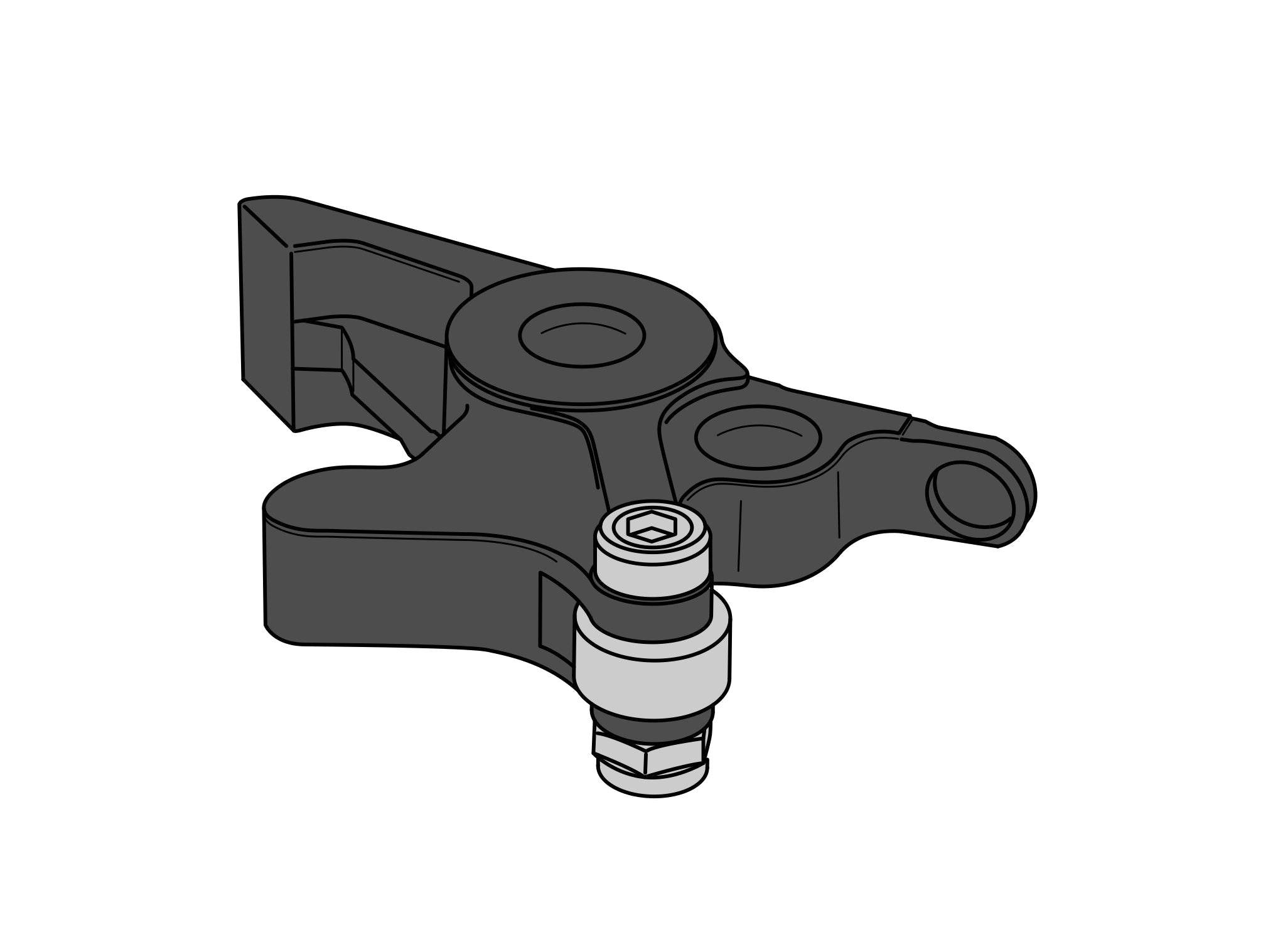 Puig Front Brake Lever Adaptor | Black | Honda CBR1000RR-R SP 2020>Current - Shop name