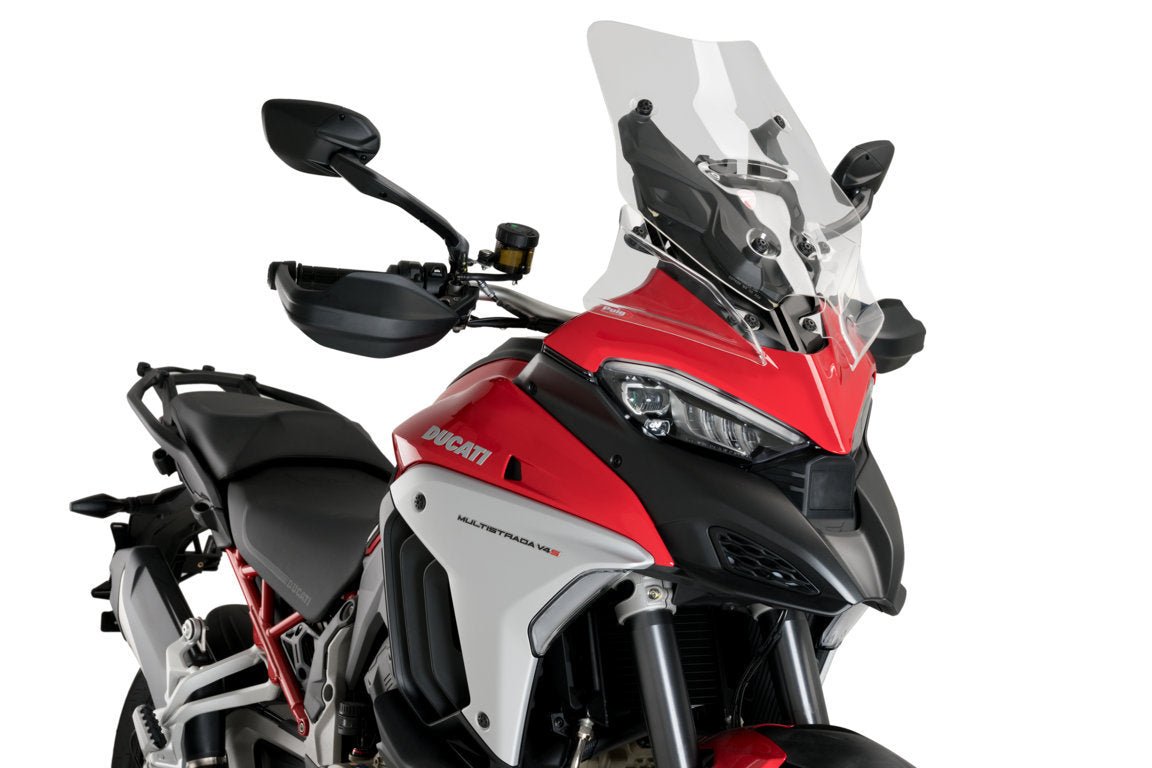Puig Front Deflectors | Clear | Ducati Multistrada V4 S 2021>Current - Shop name