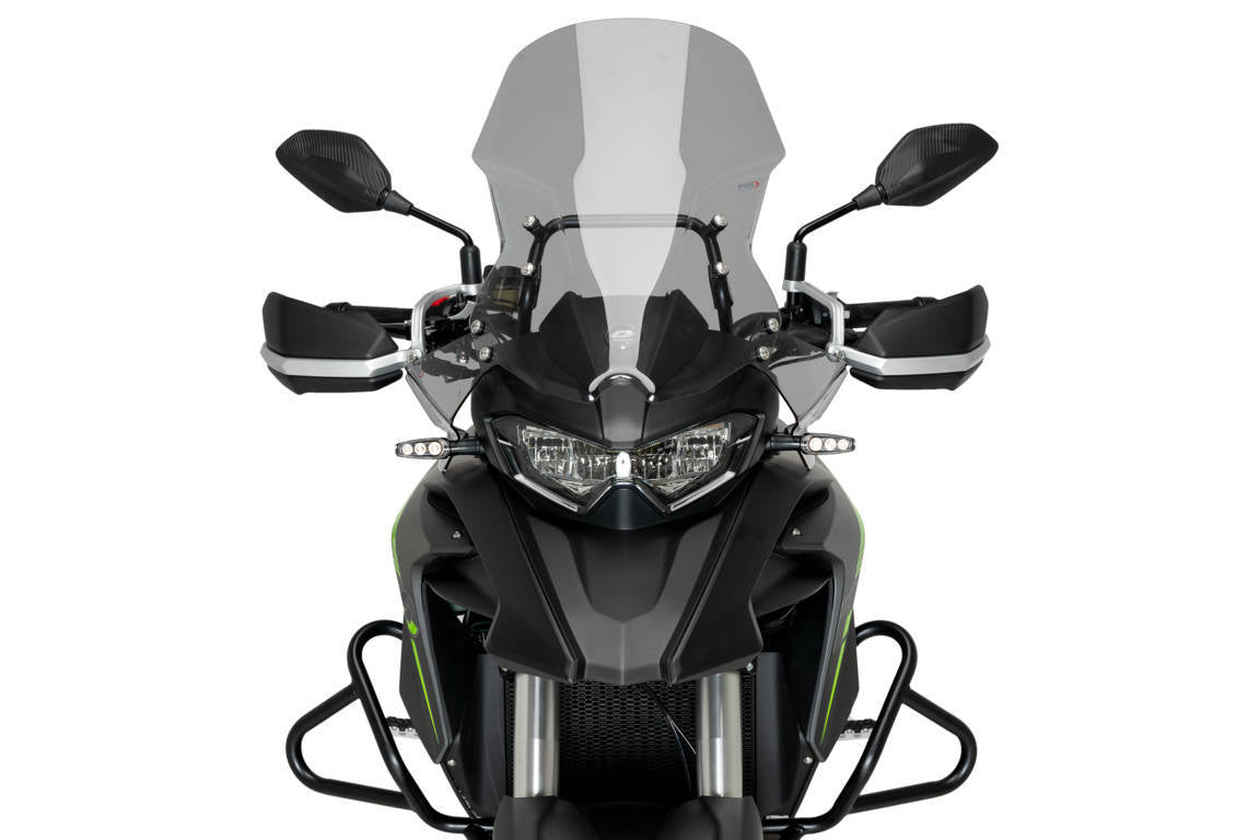 Puig Front Deflectors | Light Smoke | QJ MOTOR SRT 550 On Road/550X Trail/700X Trail 2023>Current - Shop name