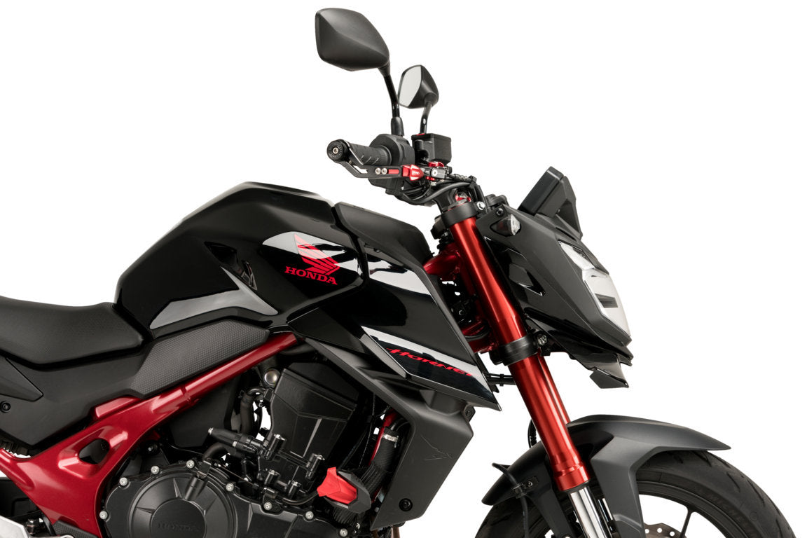 Puig Front Downforce Wings | Gloss Black | Honda CB750 Hornet 2023>2024 - Shop name