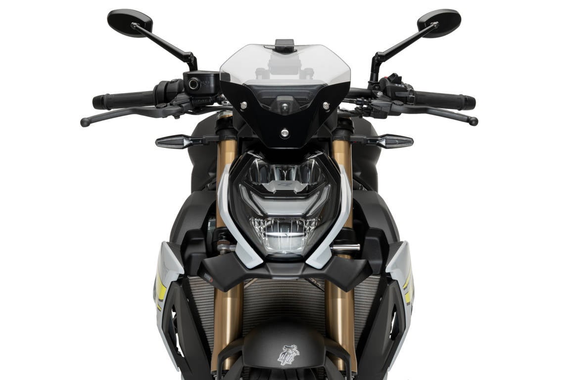 Puig Front Downforce Wings | Matte Black | BMW S1000R 2021>Current - Shop name