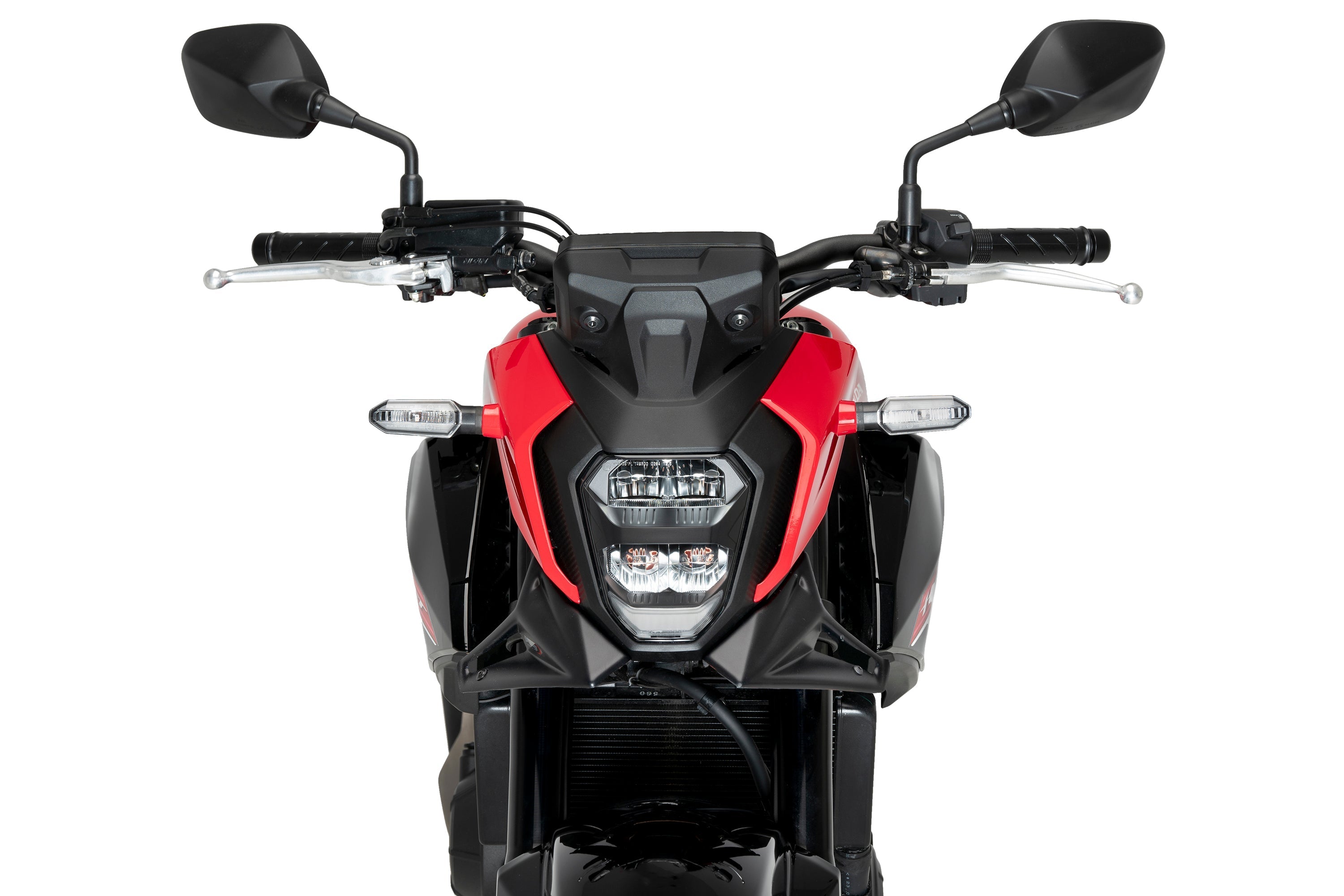 Puig Front Downforce Wings | Matte Black | Honda CB500 Hornet 2024>Current - Shop name