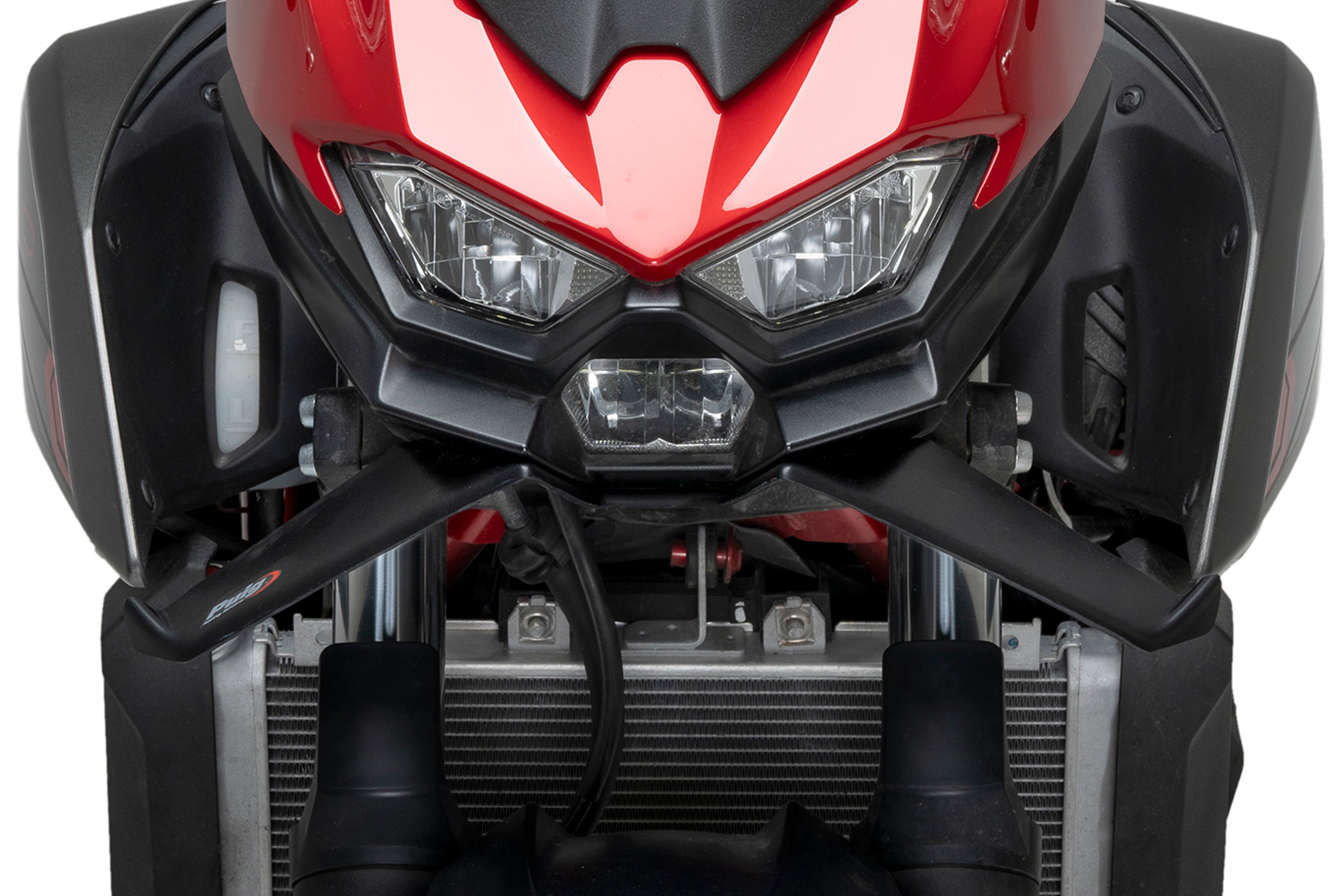 Puig Front Downforce Wings | Matte Black | Kawasaki Z 500 2024>Current - Shop name