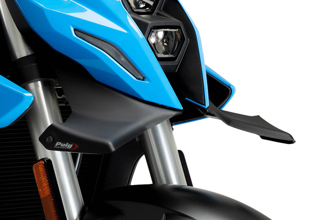 Puig Front Downforce Wings | Matte Black | Suzuki GSX-8S 2023>Current - Shop name