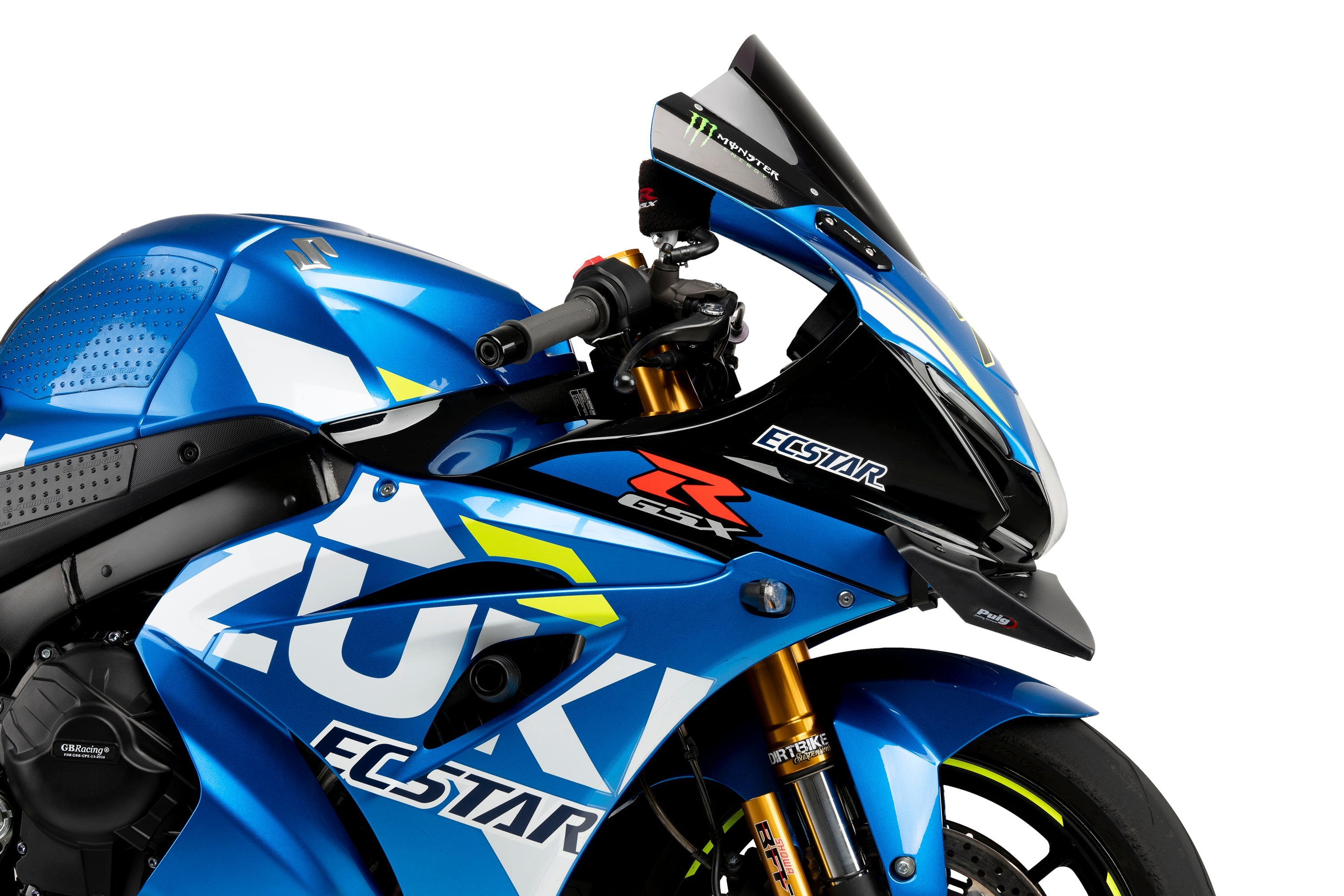 Puig Front Downforce Wings | Matte Black | Suzuki GSXR1000R 2017>2021 - Shop name