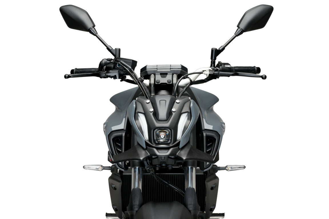 Puig Front Downforce Wings | Matte Black | Yamaha MT-07 2021>2024 - Shop name