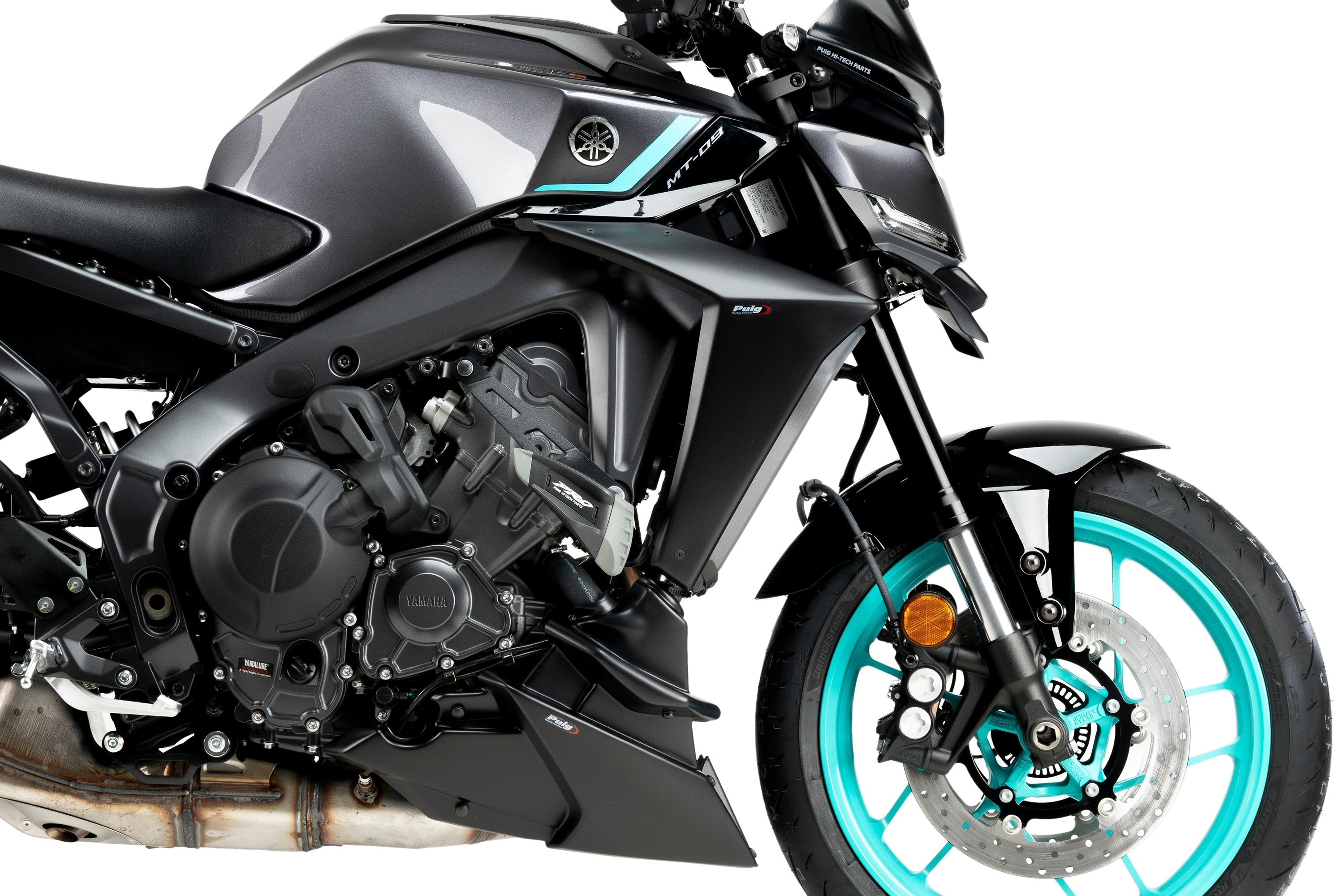 Puig Front Downforce Wings | Matte Black | Yamaha MT-09/SP 2024>Current - Shop name