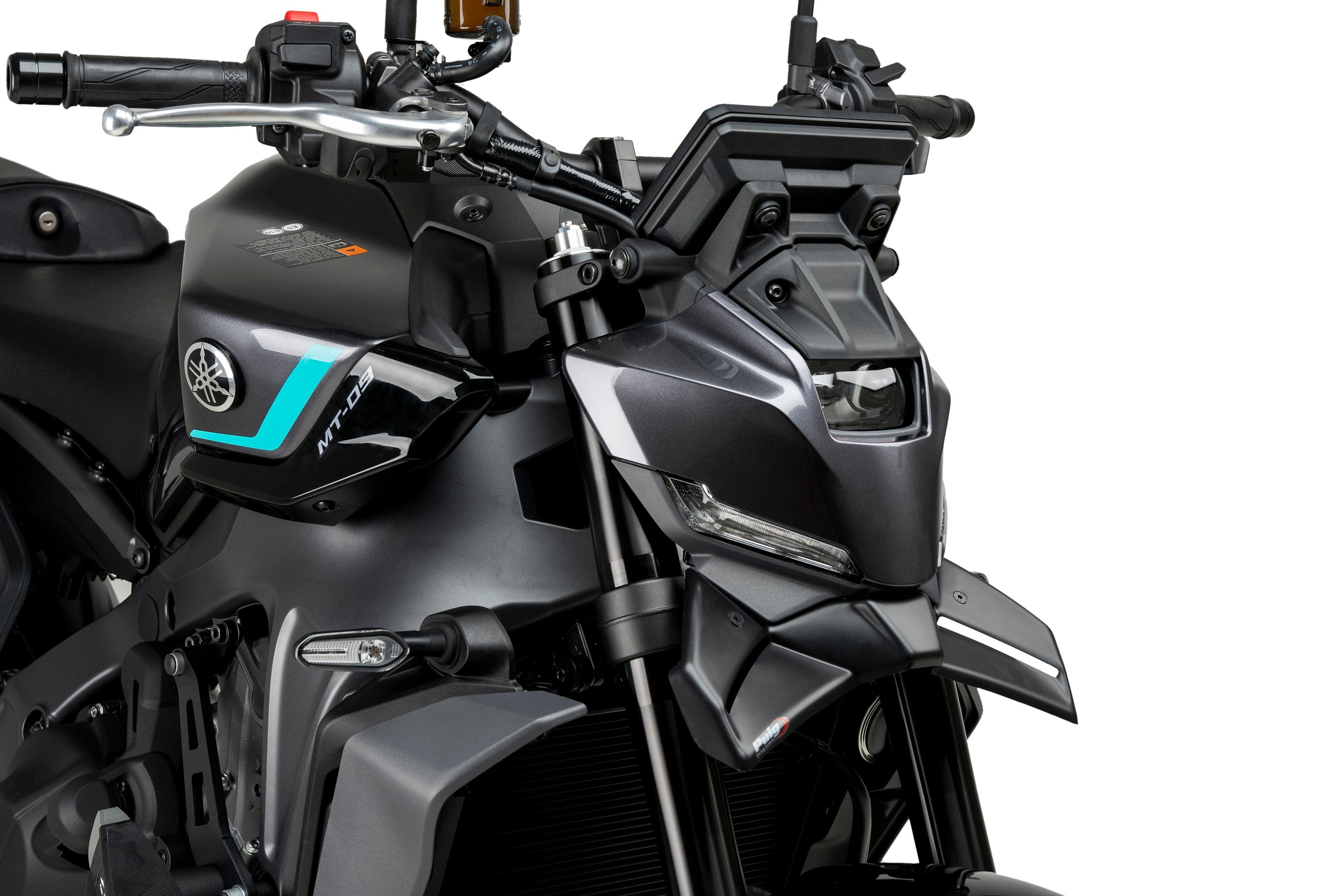 puig プーチ　MT09 2020〜2024 フロント・サイドスポイラー Puig（プーチ） Puig 21133J NAKED FRONT SPOILER [MATT BLACK] YAMAHA
