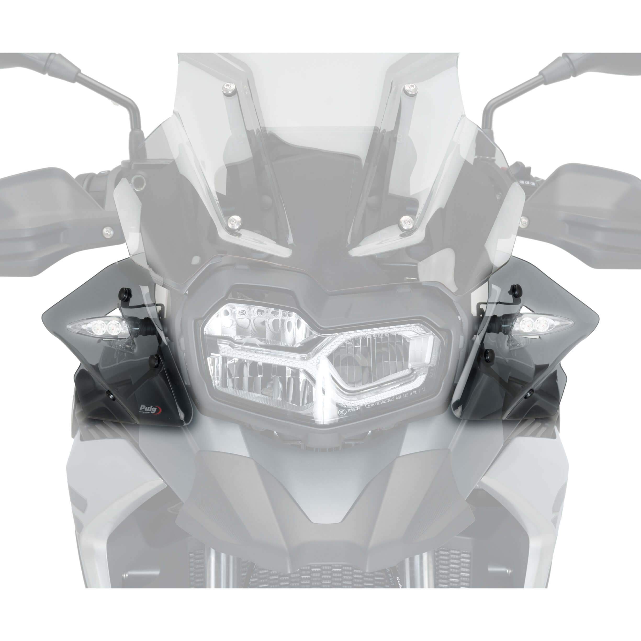 Puig Front Upper Deflectors | Light Smoke | BMW F 850 GS 2018>2021 - Shop name