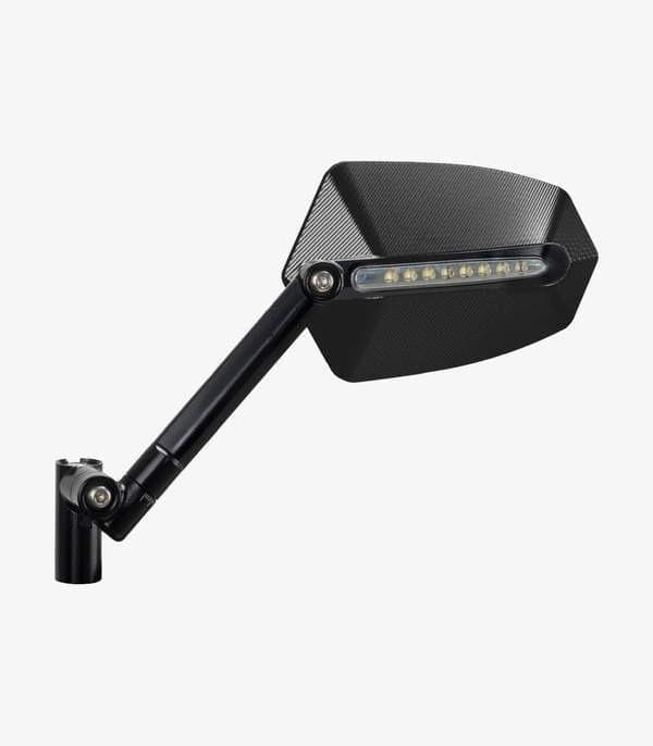 Puig GTI Mirror Left - M10 Fitment | Black/Black - Shop name