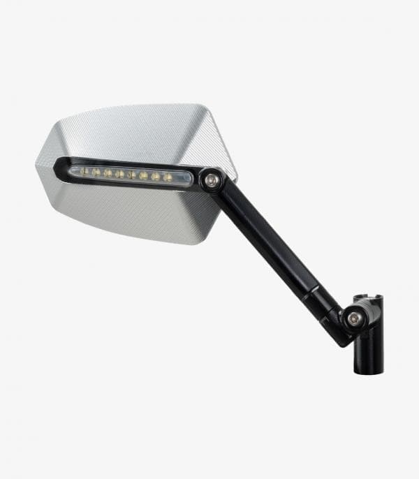 Puig GTI Mirror Right - M10 Fitment | Black/Aluminium - Shop name
