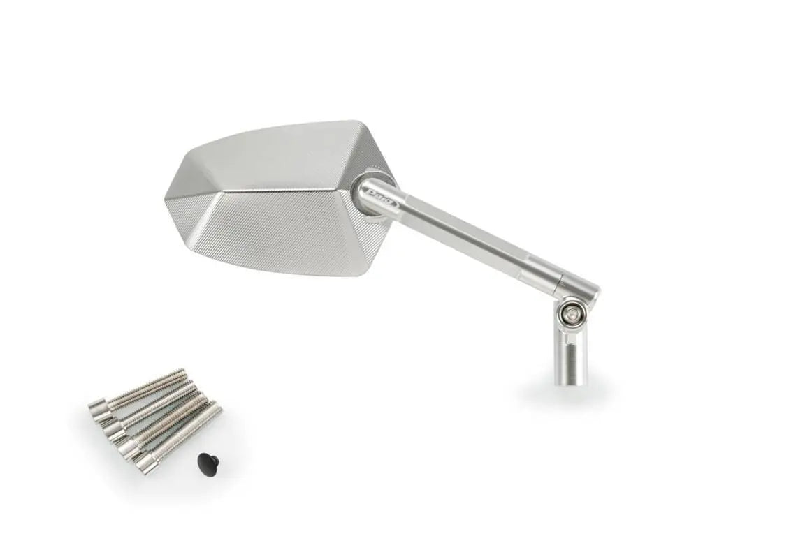 Puig GT.1 Mirror Right - M10 Fitment | Aluminium/Aluminium - Shop name