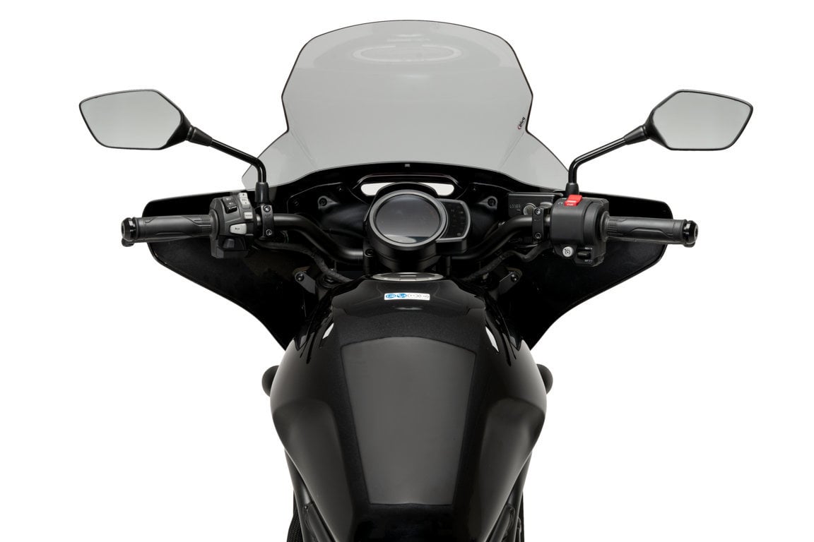 Puig High-Road Screen for OEM Fairing | Light Smoke | Honda CMX1100T Rebel 2023>Current - Shop name