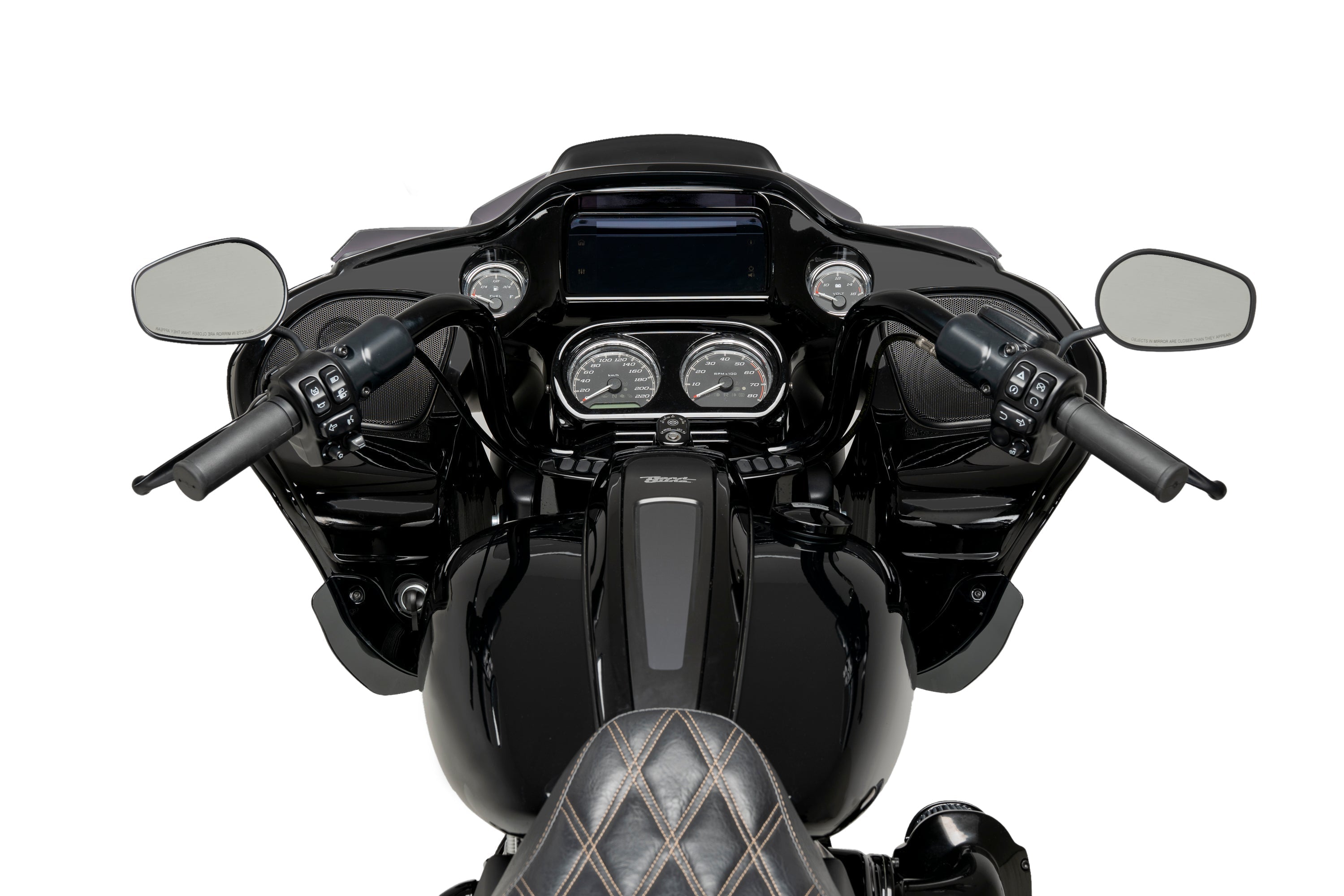 Puig High-Road Sport Screen for OEM Fairing | Dark Smoke | Harley Davidson Road Glide (FLTRX) 2015>2023 - Shop name