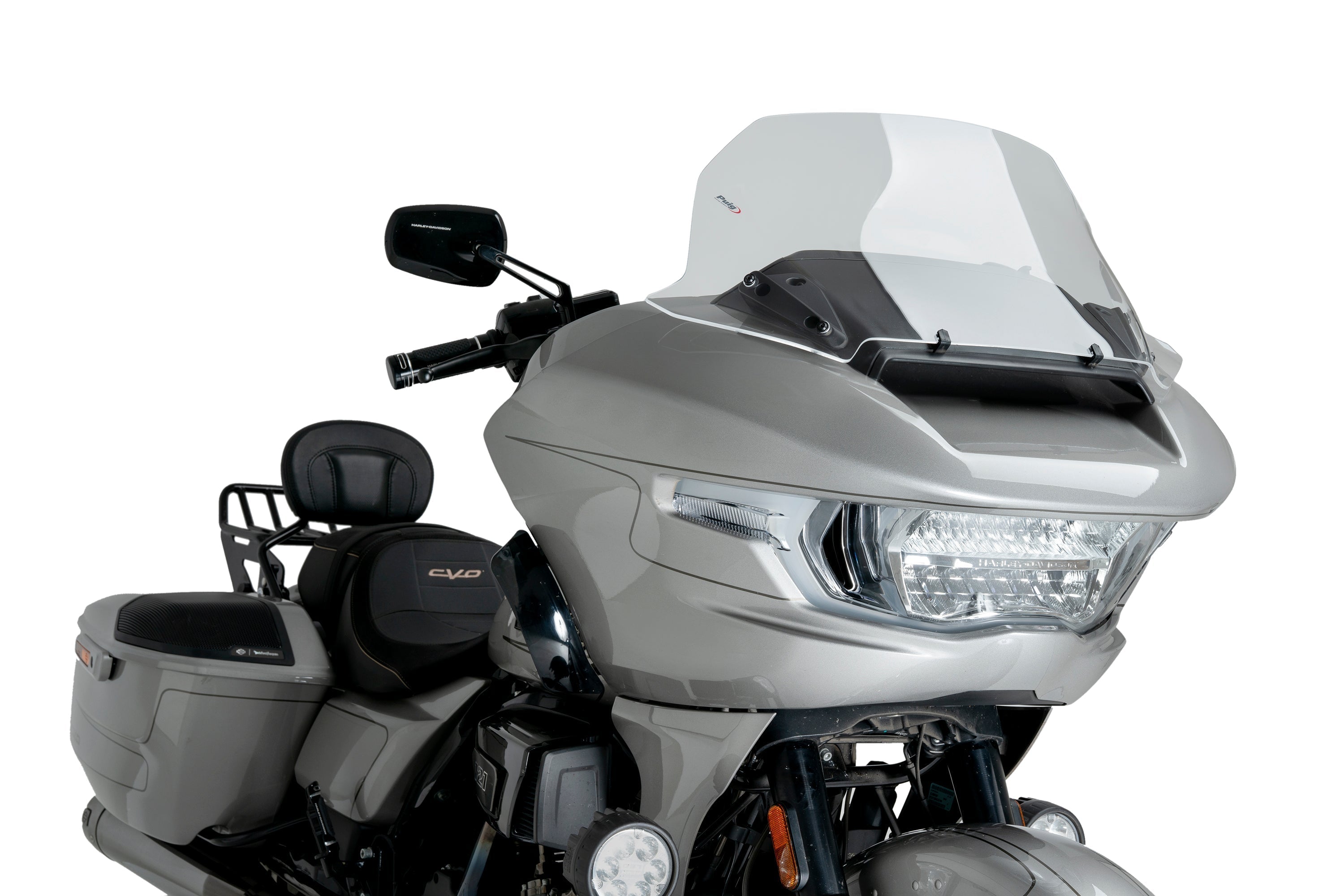 Puig High-Road Touring Screen for OEM Fairing | Clear | Harley Davidson Road Glide (FLTRX) 2024>Current - Shop name
