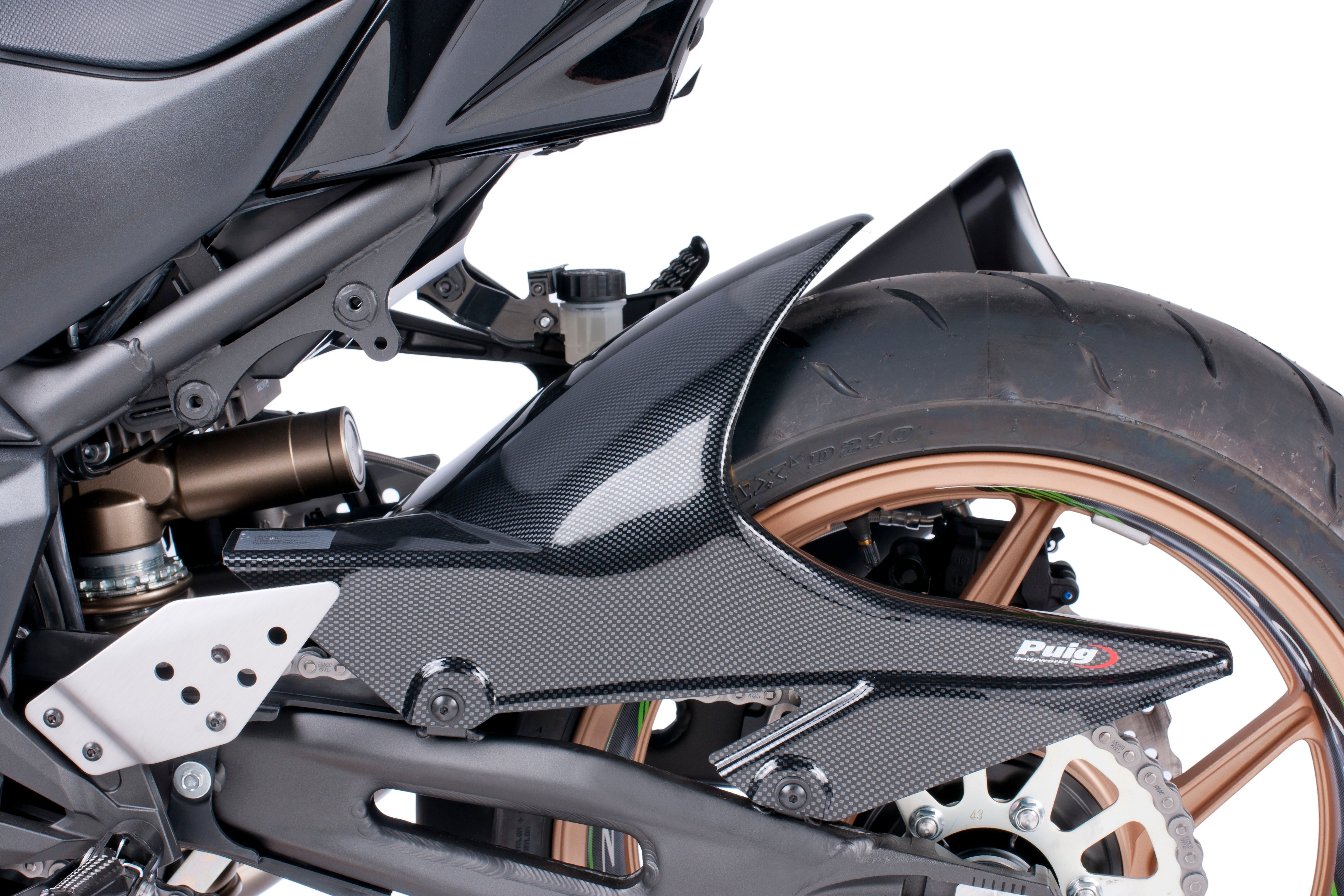Puig Hugger | Carbon Look | Kawasaki Z 1000 2007>2009 - Shop name
